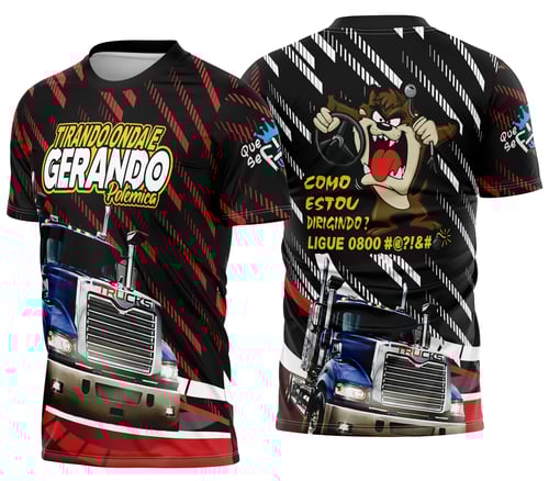 Arte Camisa Caminhoneiro Personalizada