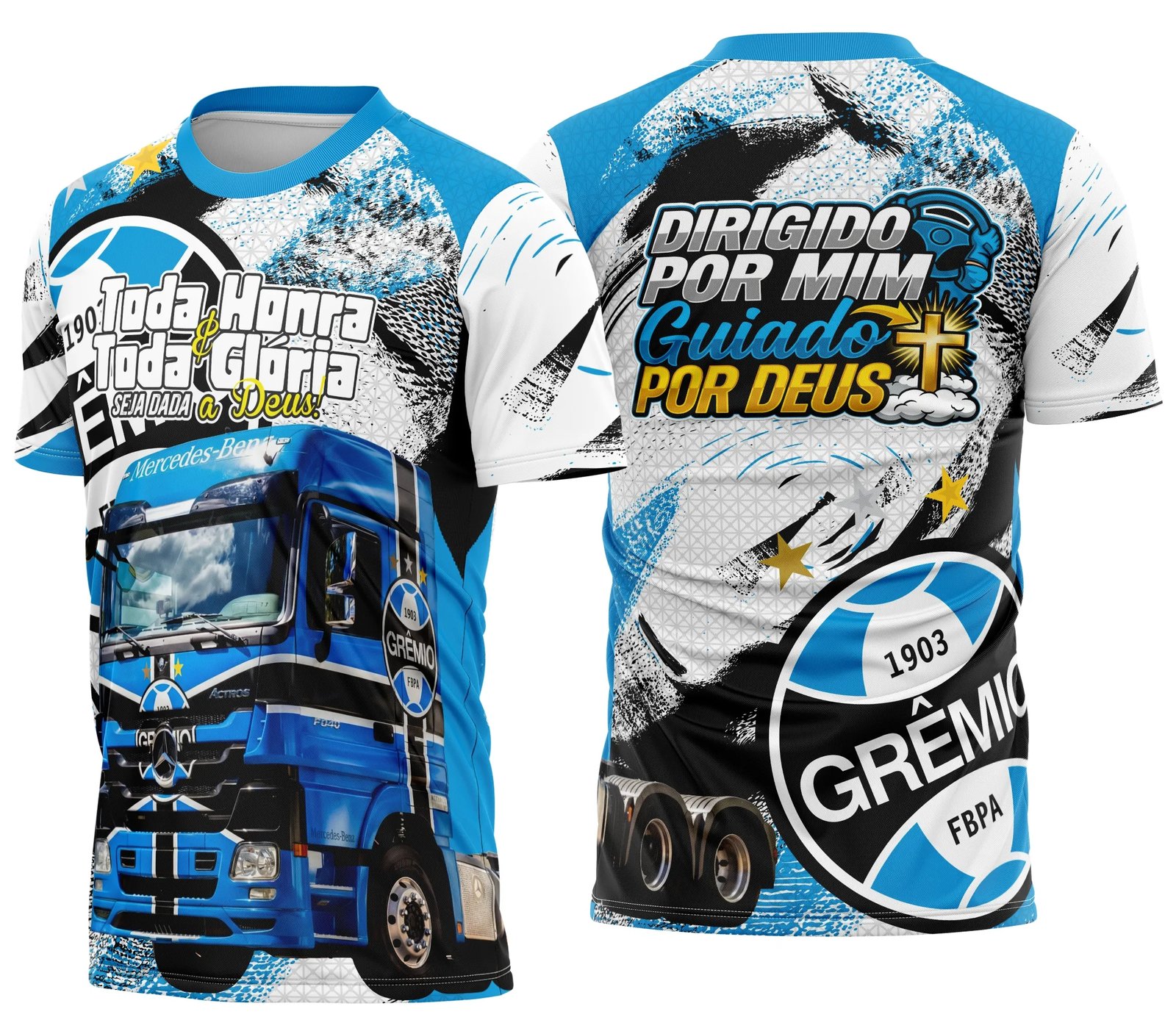 Arte Camisa Caminhoneiro Personalizada Grêmio