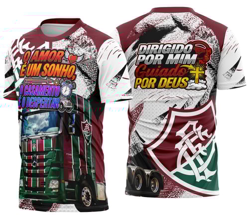 Arte Camisa Caminhoneiro Personalizada Fluminense