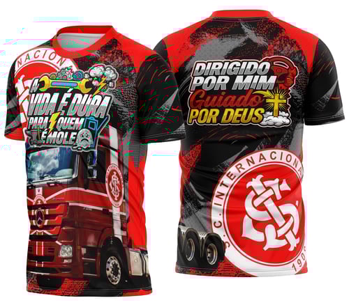 Arte Camisa Caminhoneiro Personalizada Internacional