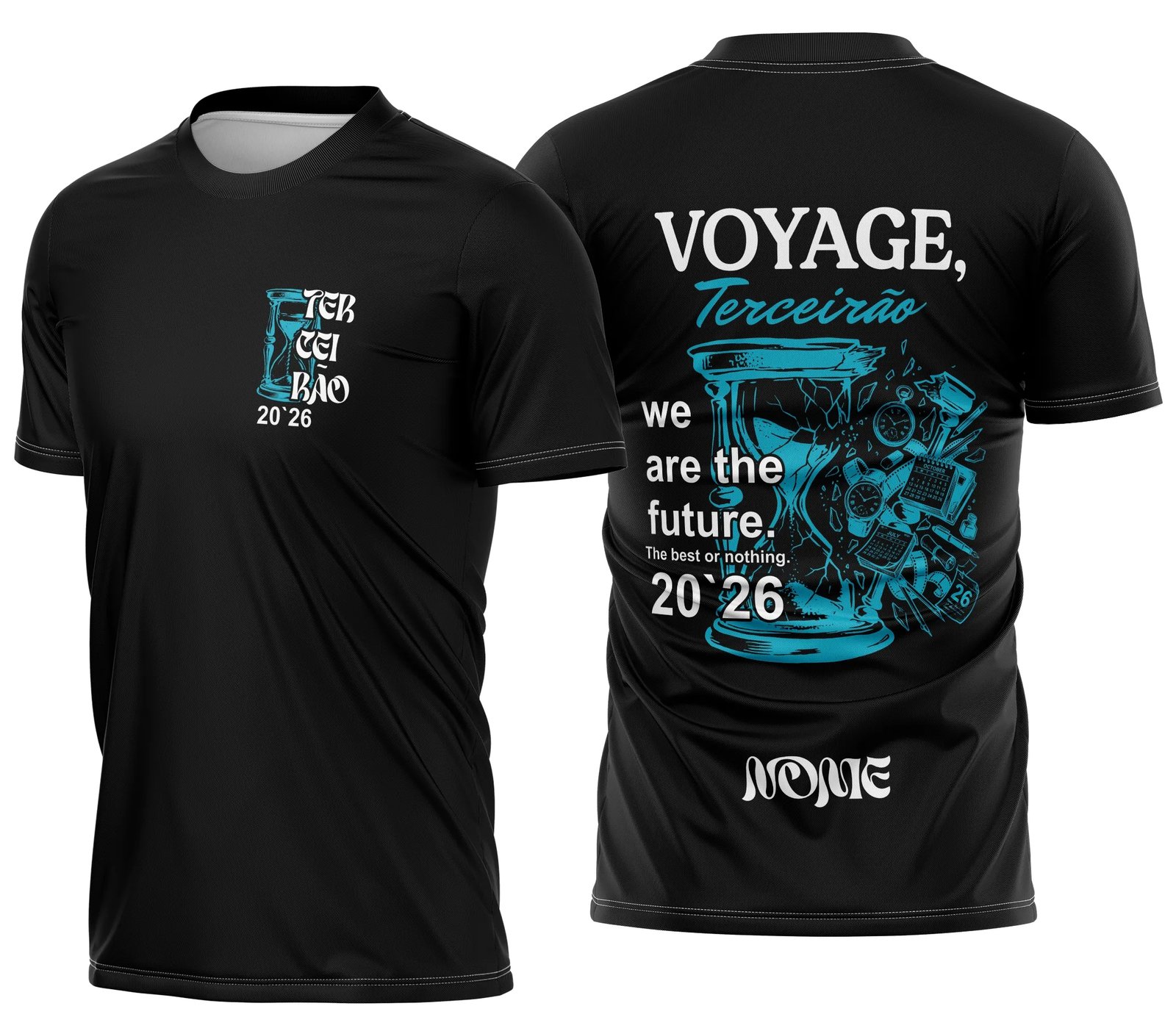 Camisa Terceirão Ampulheta Voyage Pedaços