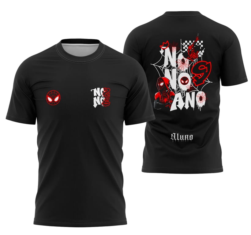 Arte Camisa Nono Ano Homem Aranha 2026