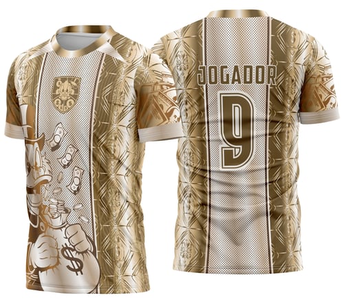 Arte Camisa Interclasse Tio Patinhas Ouro