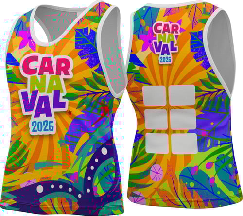 Arte Camisa Abadá Carnaval 2026