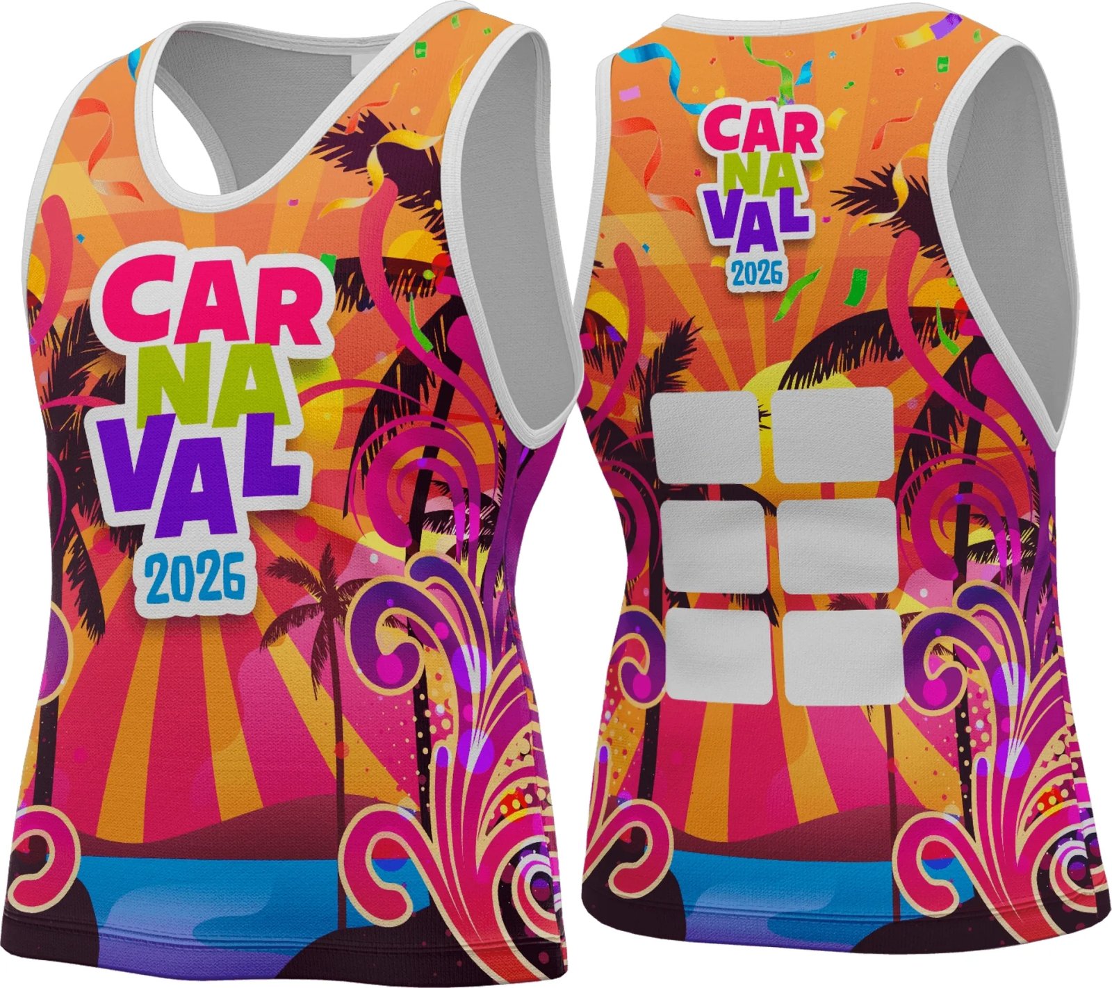 Arte Camisa Abadá Carnaval 2026