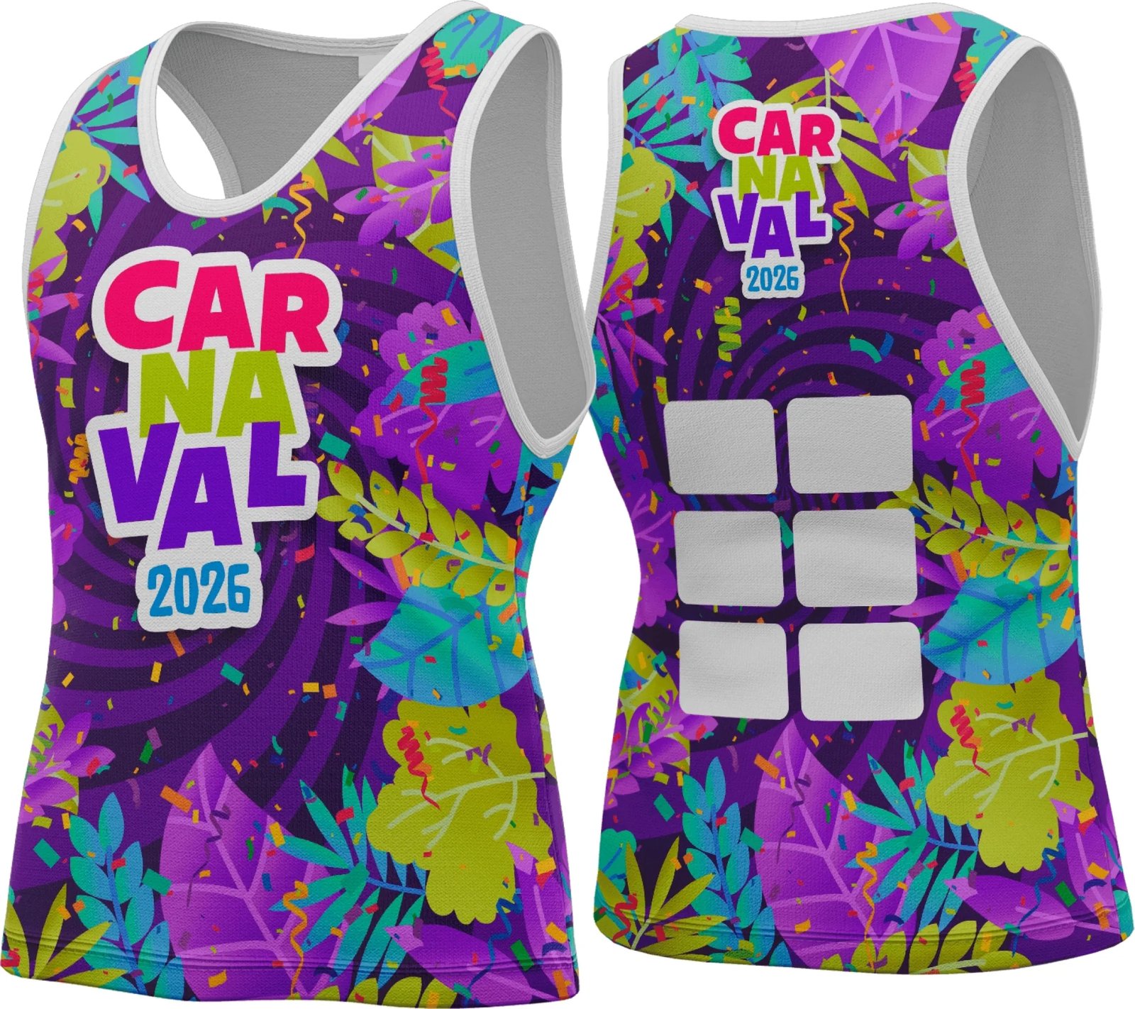 Arte Camisa Abadá Carnaval 2026