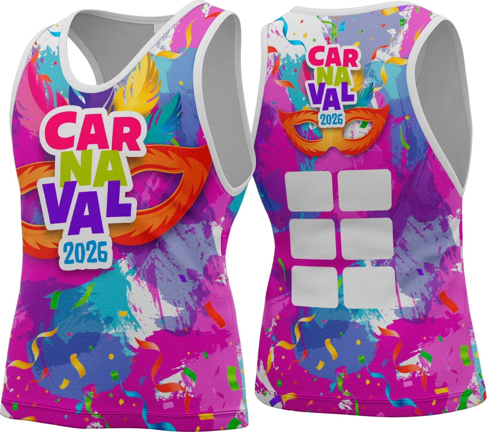 Arte Camisa Abadá Carnaval 2026