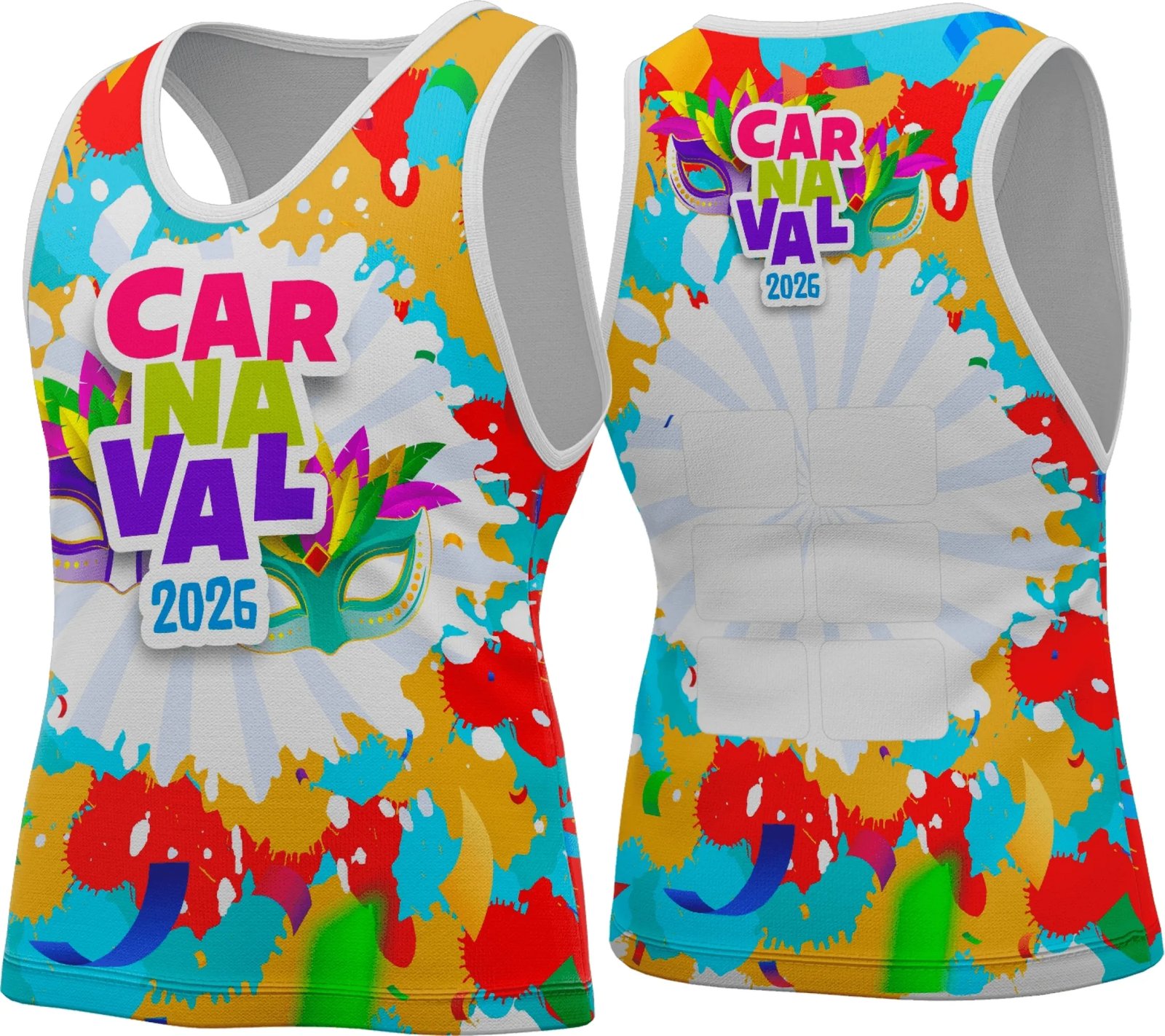 Arte Camisa Abadá Carnaval 2026