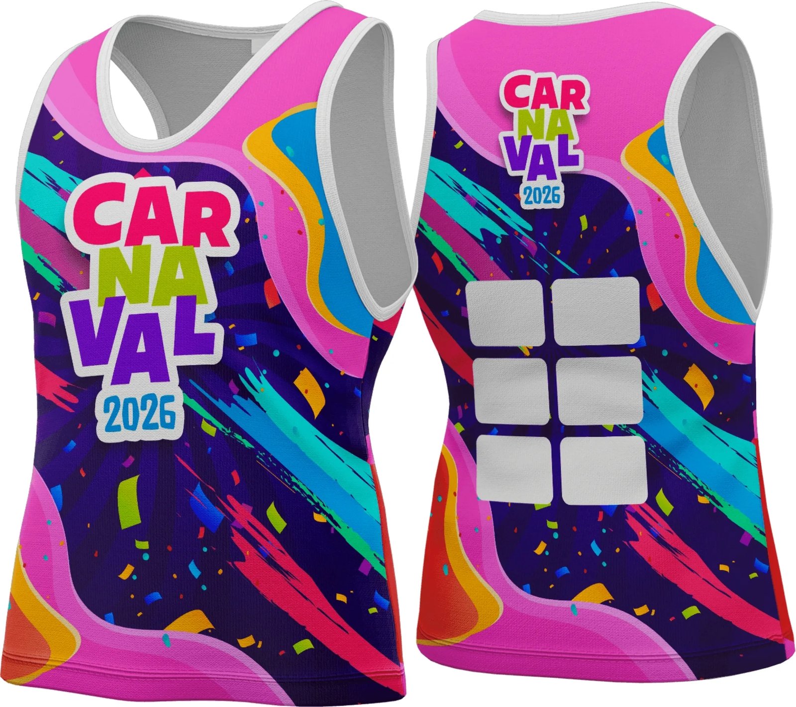 Arte Camisa Abadá Carnaval 2026