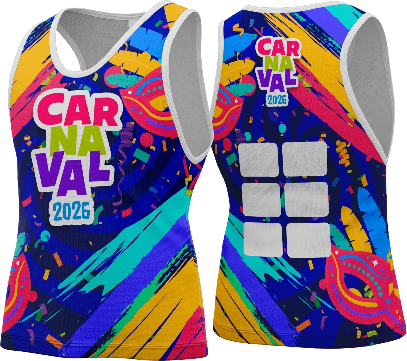 Arte Camisa Abadá Carnaval 2026