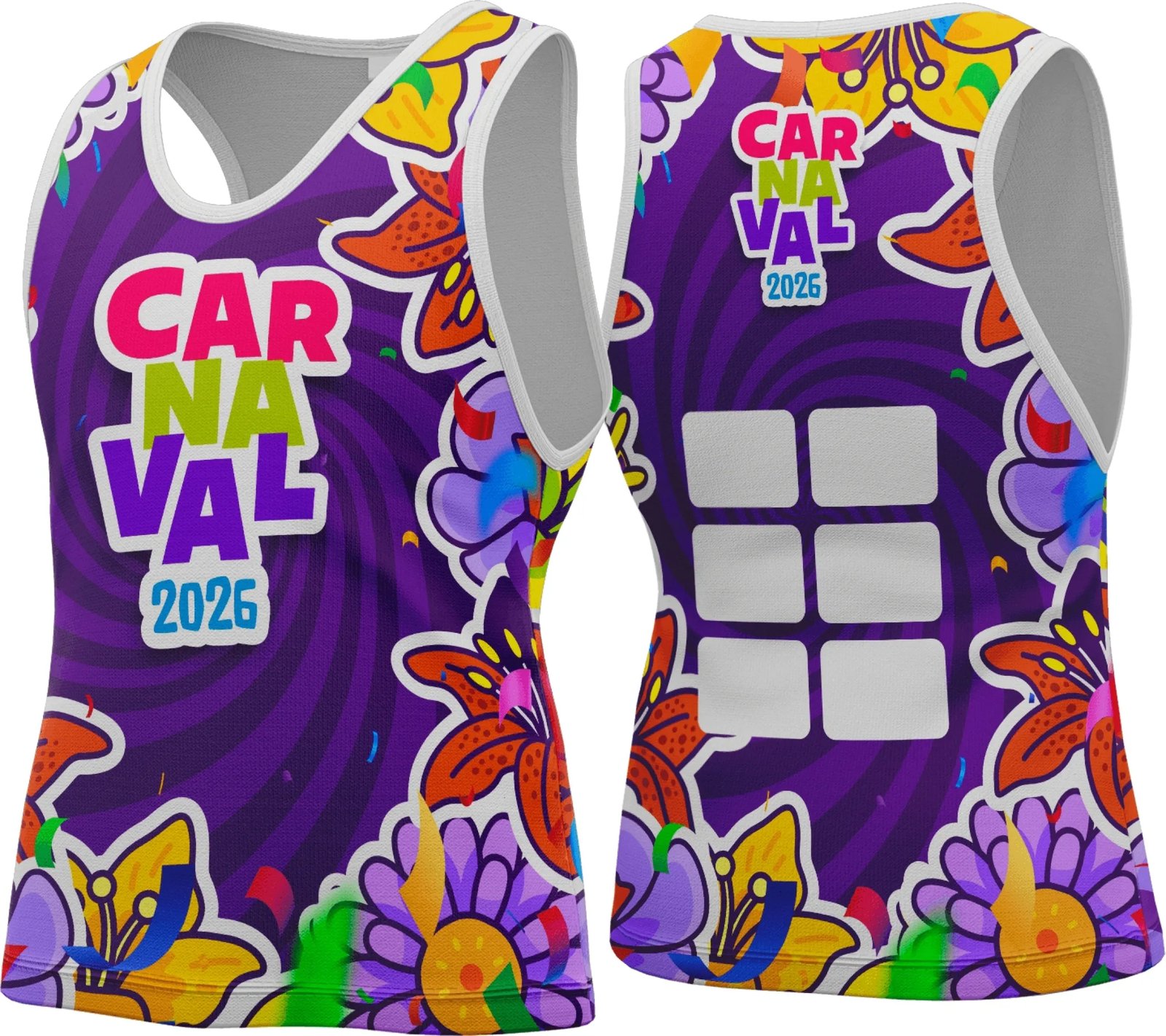 Arte Camisa Abadá Carnaval 2026
