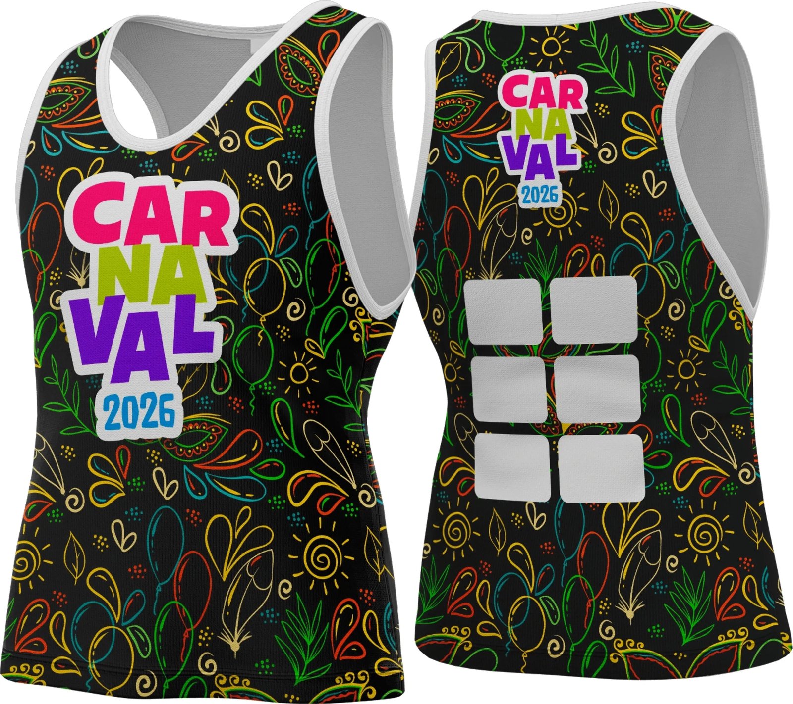 Arte Camisa Abadá Carnaval 2026