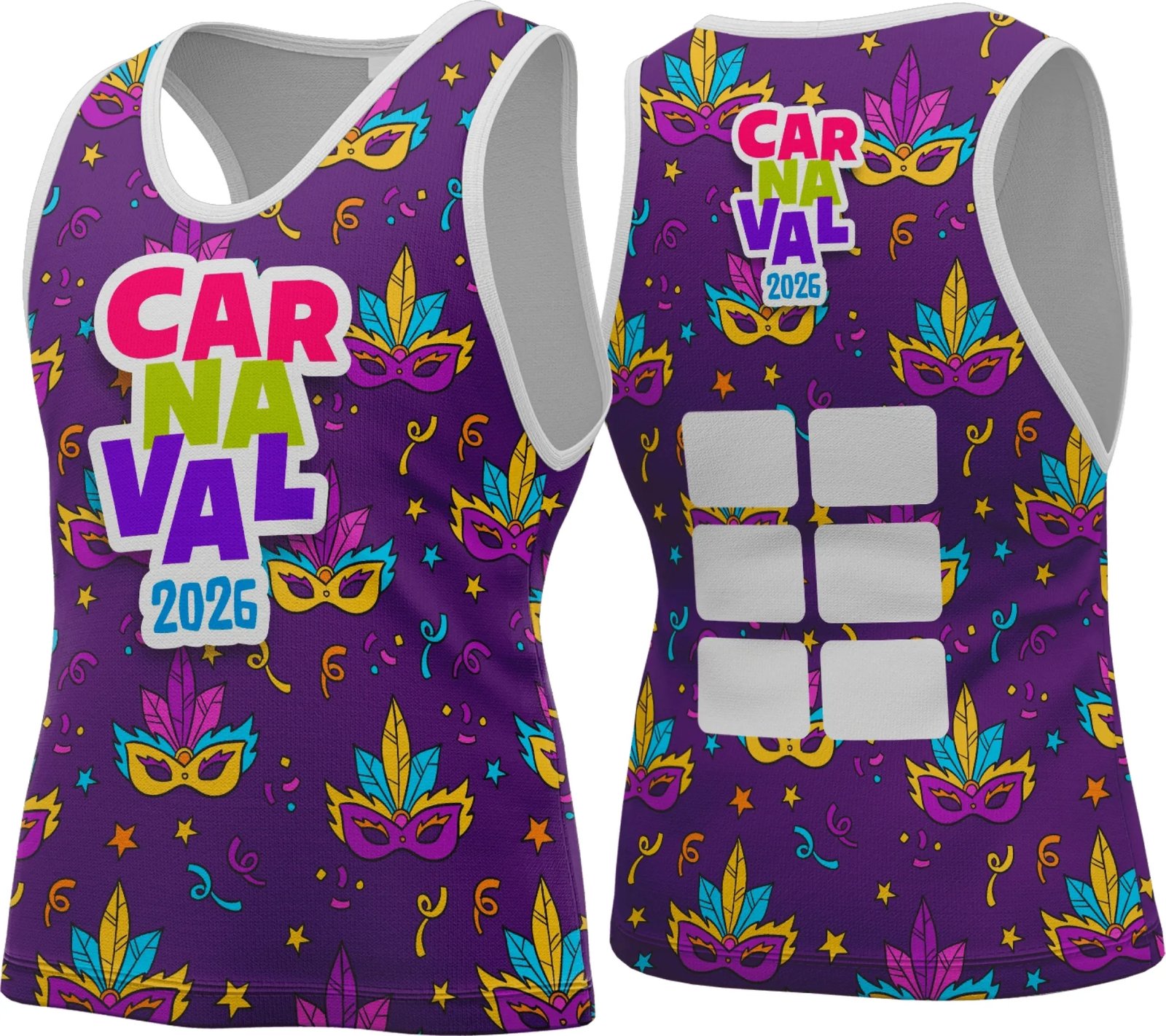 Arte Camisa Abadá Carnaval 2026