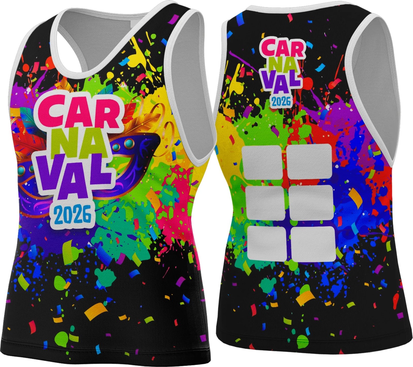 Arte Camisa Abadá Carnaval 2026