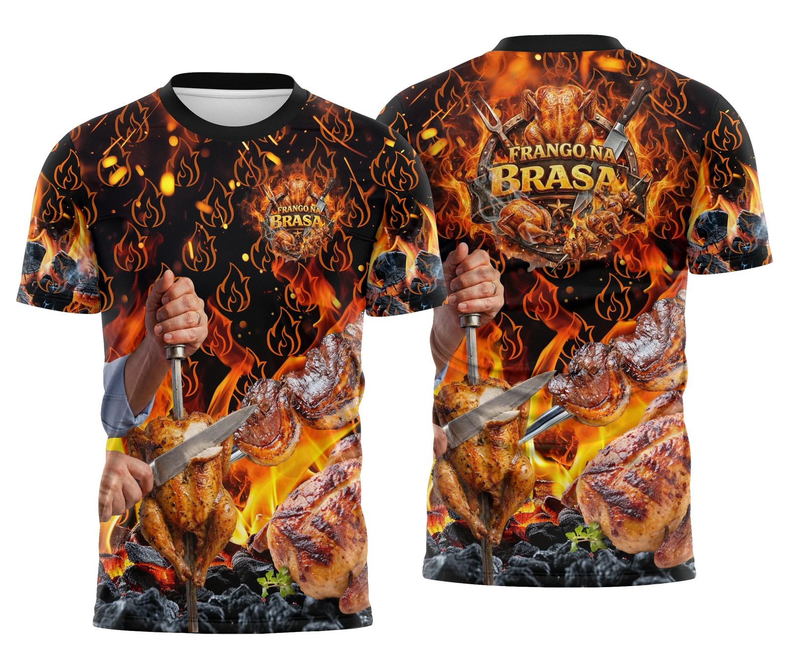 Arte Camisa Churrascaria Frango Assado - Profissão