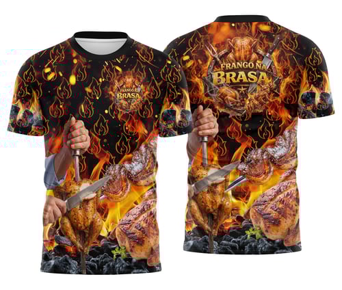 Arte Camisa Churrascaria Frango Assado - Profissão