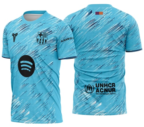 Arte Camisa Barcelona Futebol Conceito 2025