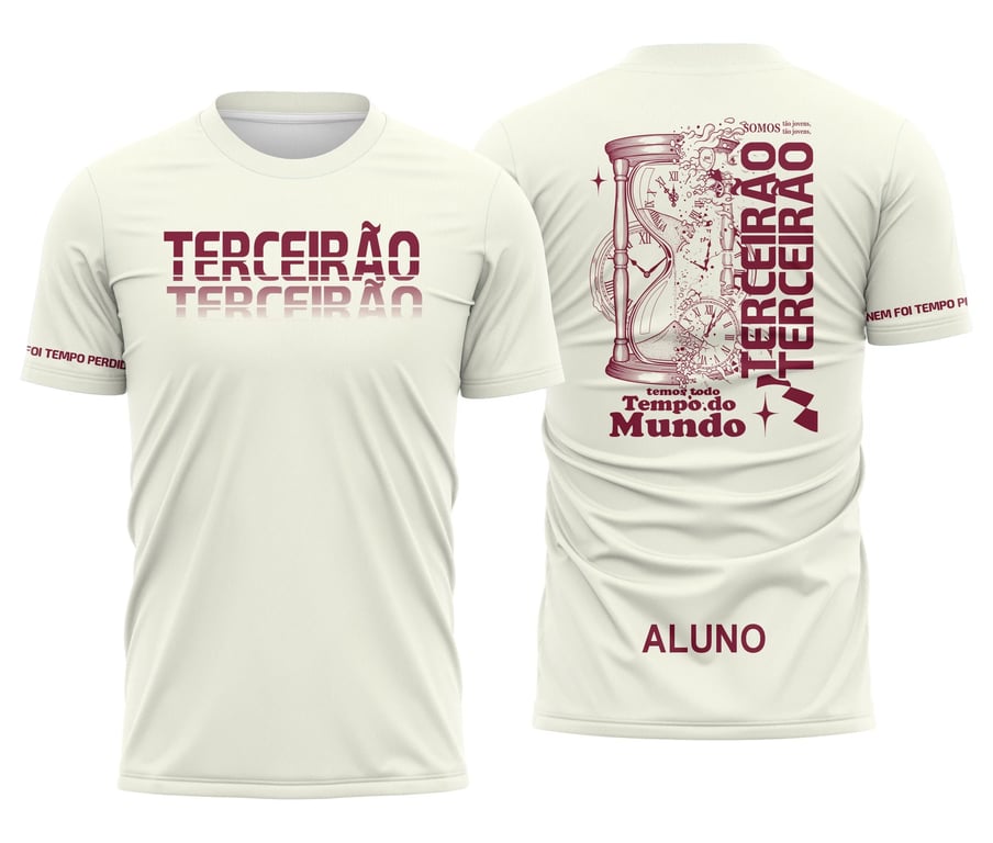 Arte Camisa TerceirãoTempo Perdido