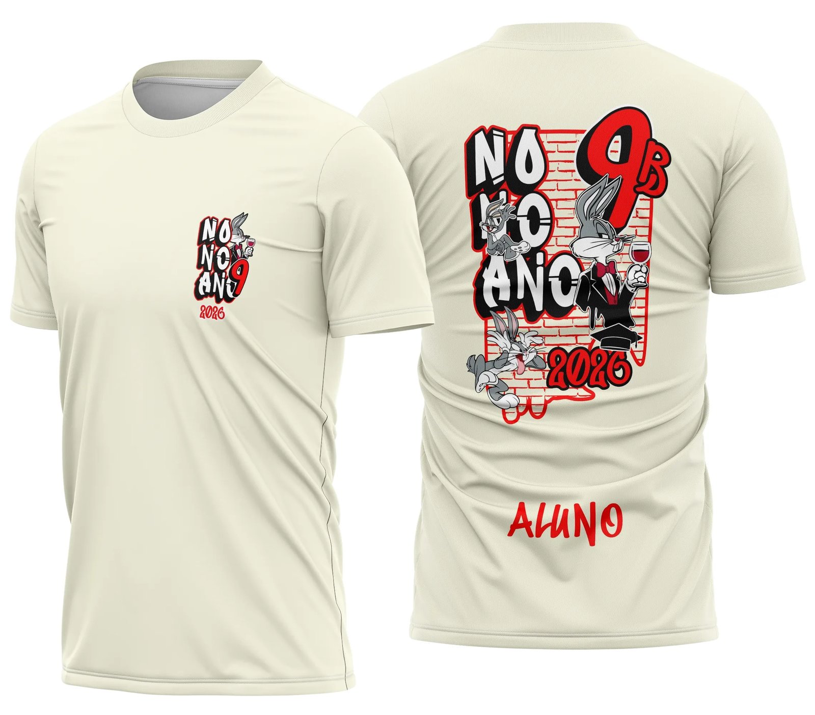 Arte Camisa Nono Ano Perna Longa Escolar