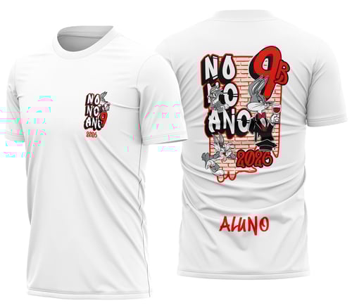 Arte Camisa Nono Ano Perna Longa Escolar
