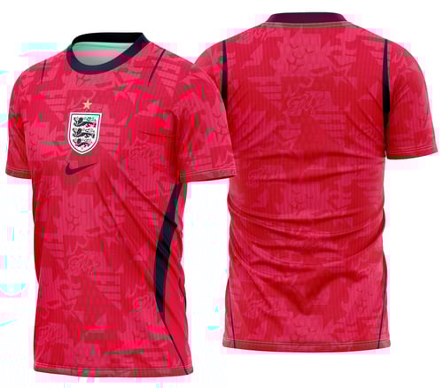 Arte Inglaterra Uniforme Reserva 2026 Design Exclusivo