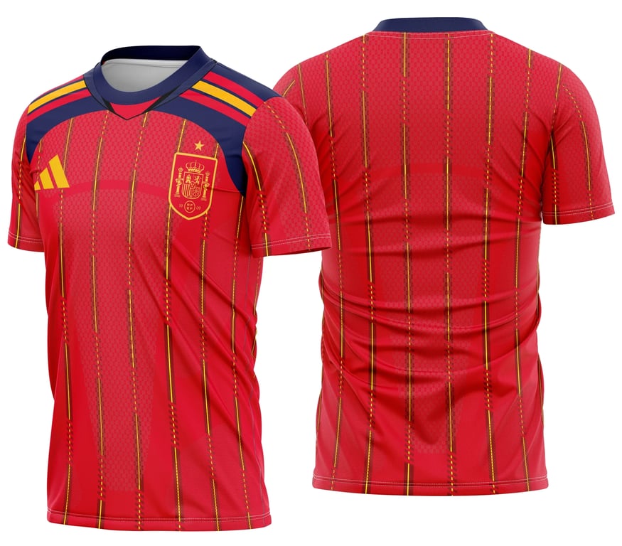 Arte Camiseta Espanha Home Kit 2026
