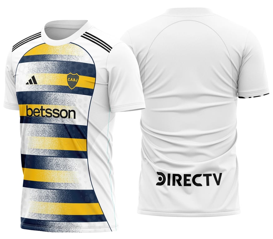 Arte Boca Juniors Terceiro Uniforme Exclusivo para Camiseta