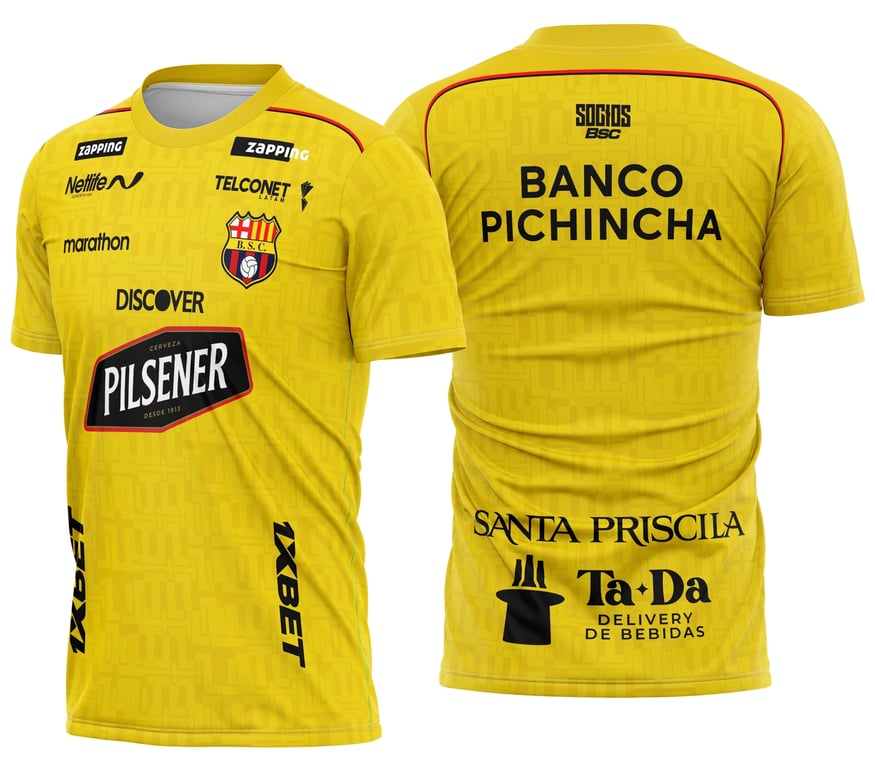 Arte Barcelona SC Home Kit 2026 - Camisa Exclusiva para Torcedores