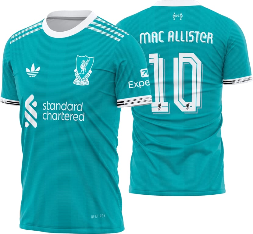Arte Camisa Liverpool Terceira 2025-26
