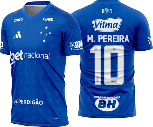 Arte Camisa Cruzeiro Titular 2026-27
