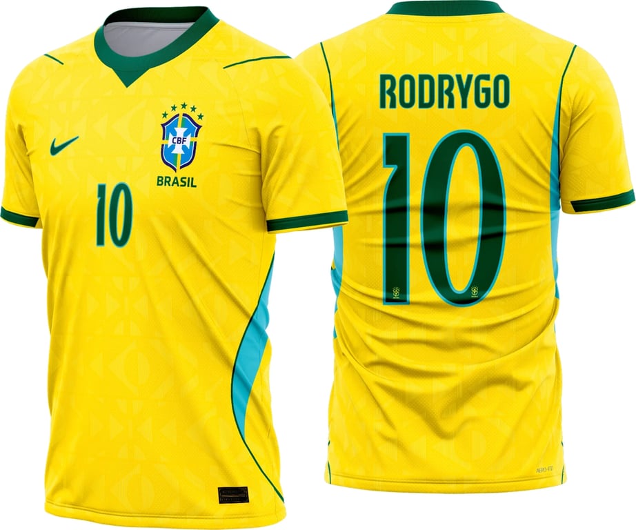 Arte Camisa Brasil Titular 2026-28