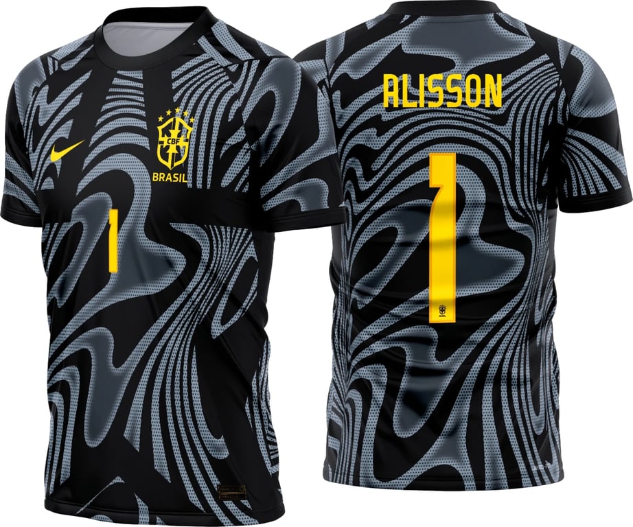 Arte Camisa Brasil Goleiro 2026-28
