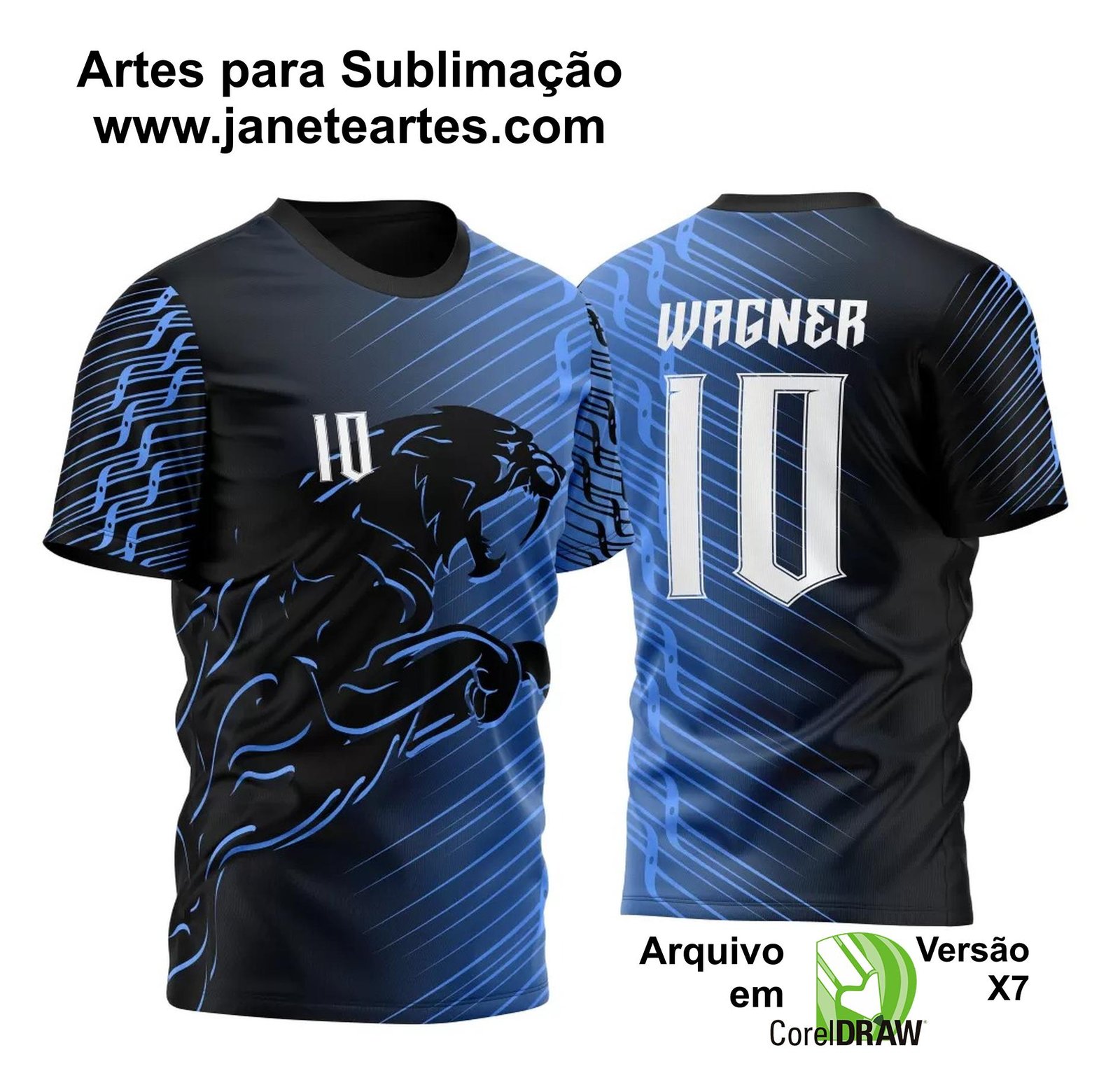 Arte Vetor Template Camisa para InterClasse Tigre Degrade 2025