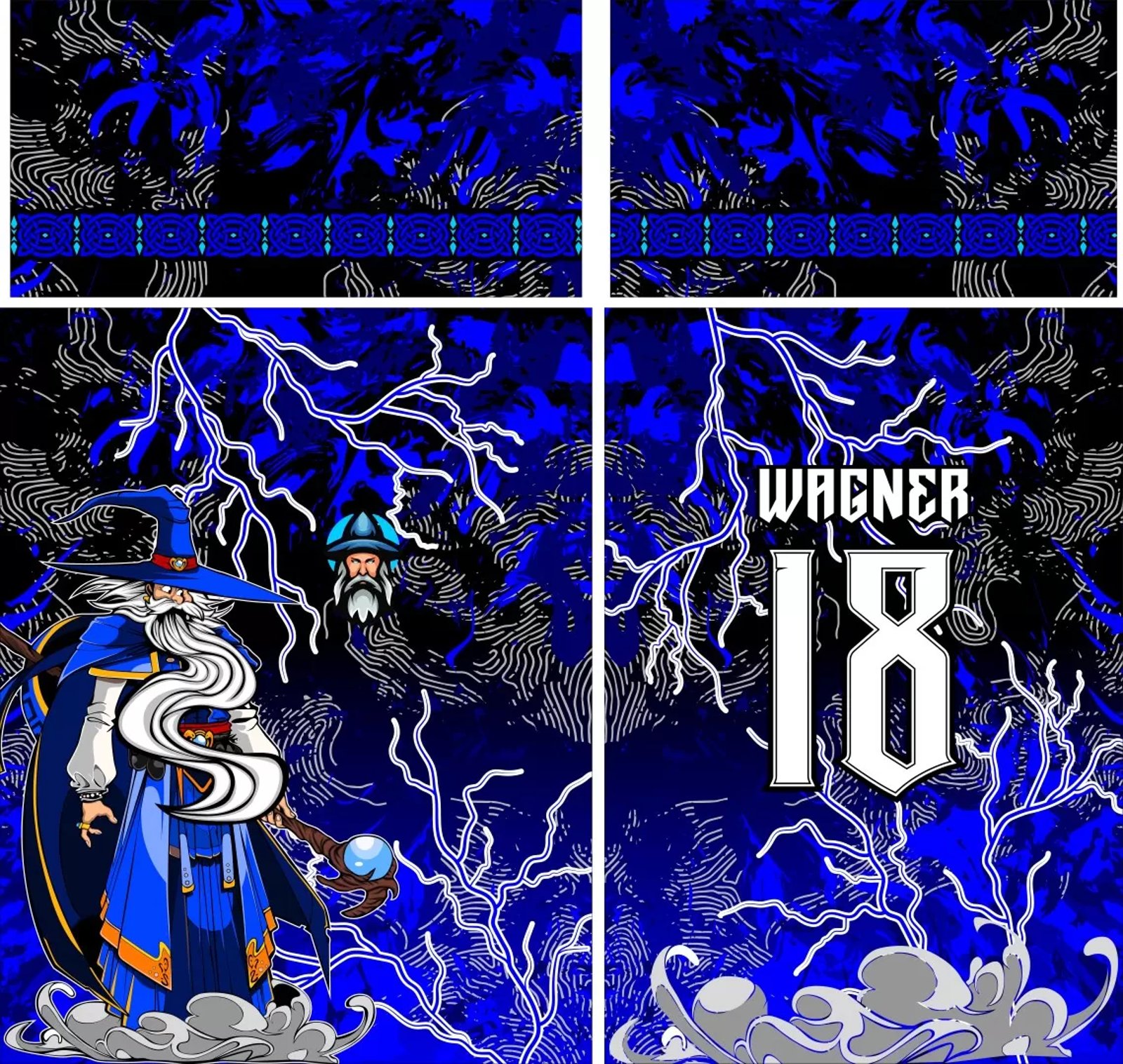 Arte Vetor Template Camisa para InterClasse Mago dos Magos 2023