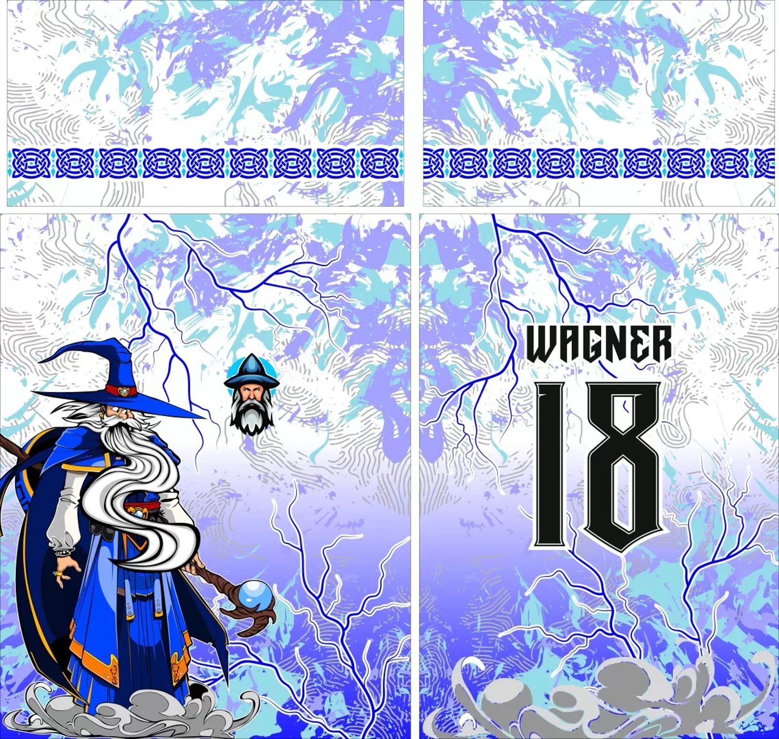 Arte Vetor Template Camisa para InterClasse Mago dos Magos 2023 M2