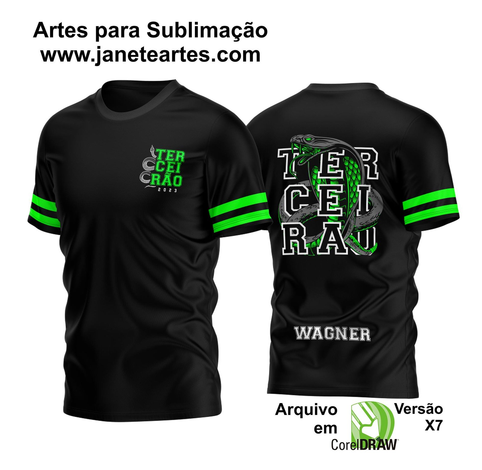 Estampa Terceirão Cobra Camisa 2023