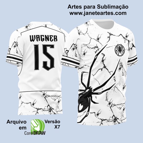 Estampa Para Camisa InterClasse Aranha Spide 2023