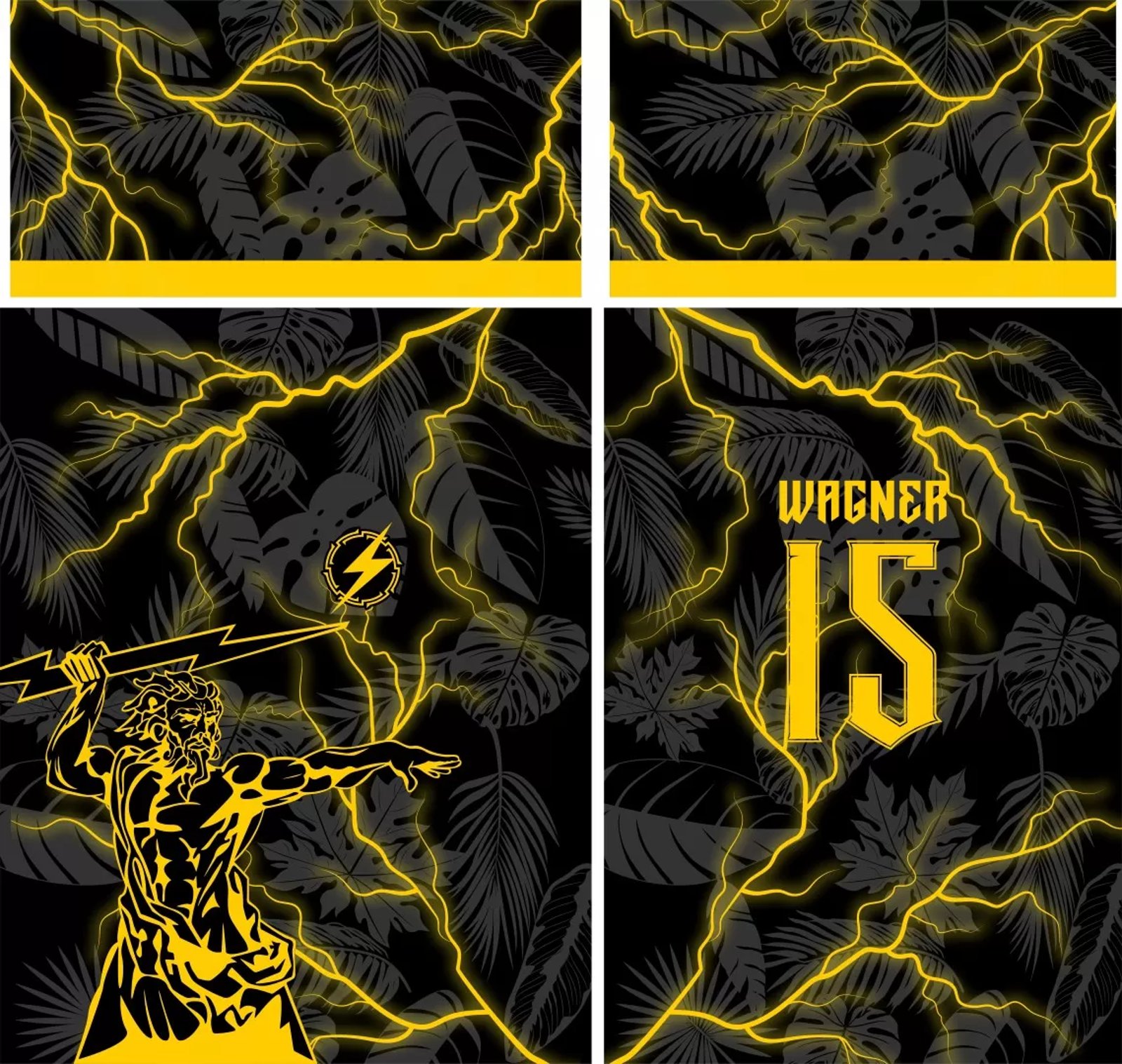 Estampa Para Camisa InterClasse Zeus Raios 2023