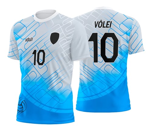 Arte Estampa Camisa de Vôlei Feminino Olímpiadas