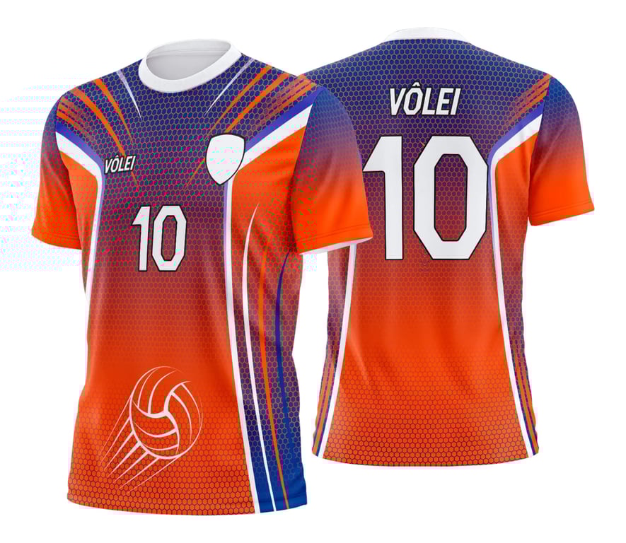 Arte Estampa Camisa de Vôlei Feminino Olímpiadas