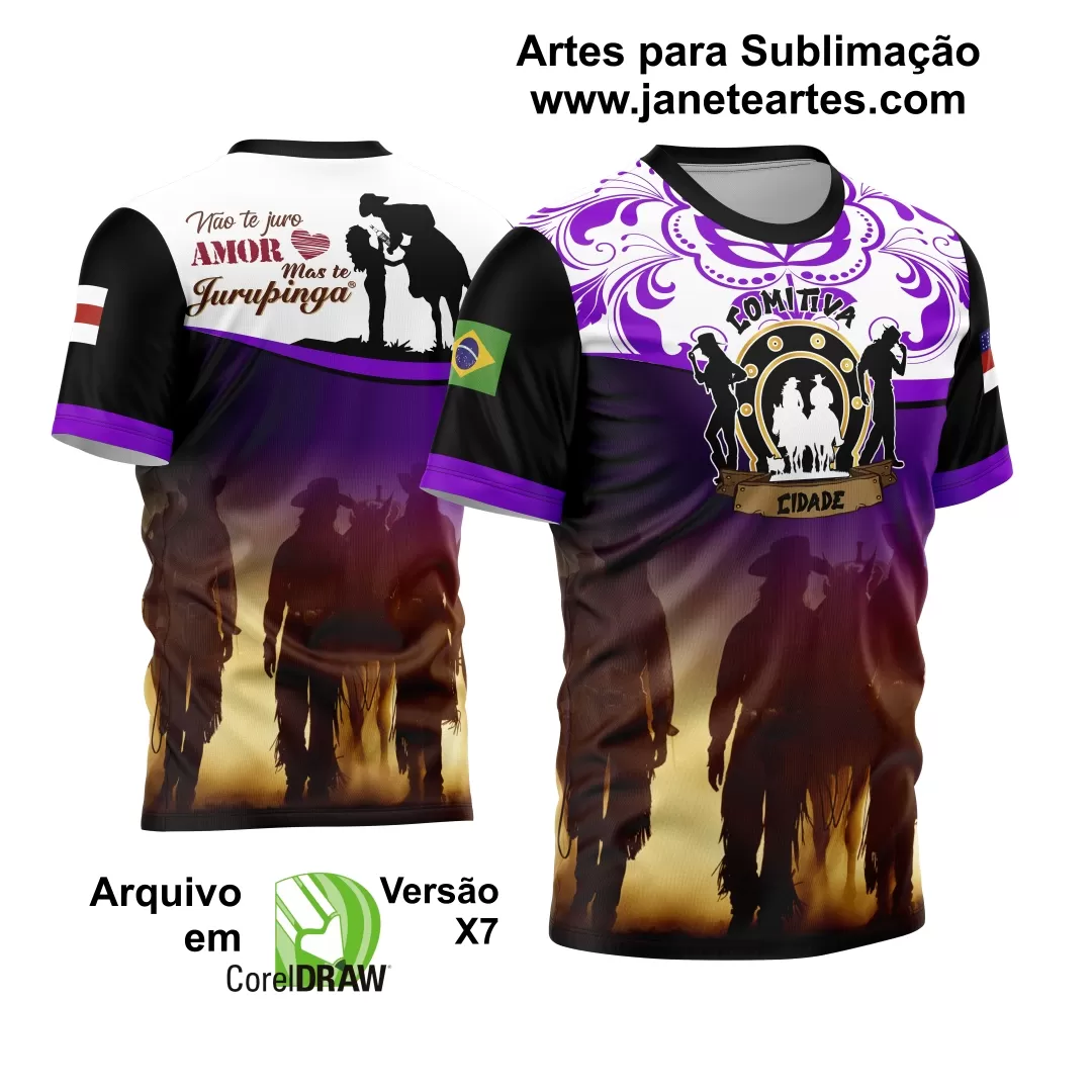  Arte Estampa Template Camisa Cavalgada 2024 Modelo 01