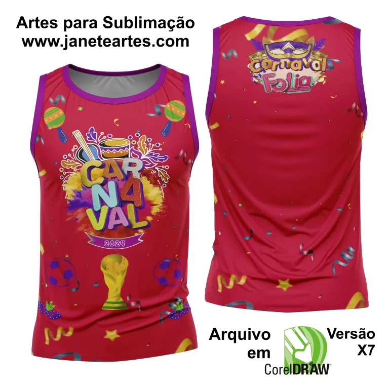 Arte Camisa Bloco Abadá Sublimação Carnaval 2025 - Modelo 121