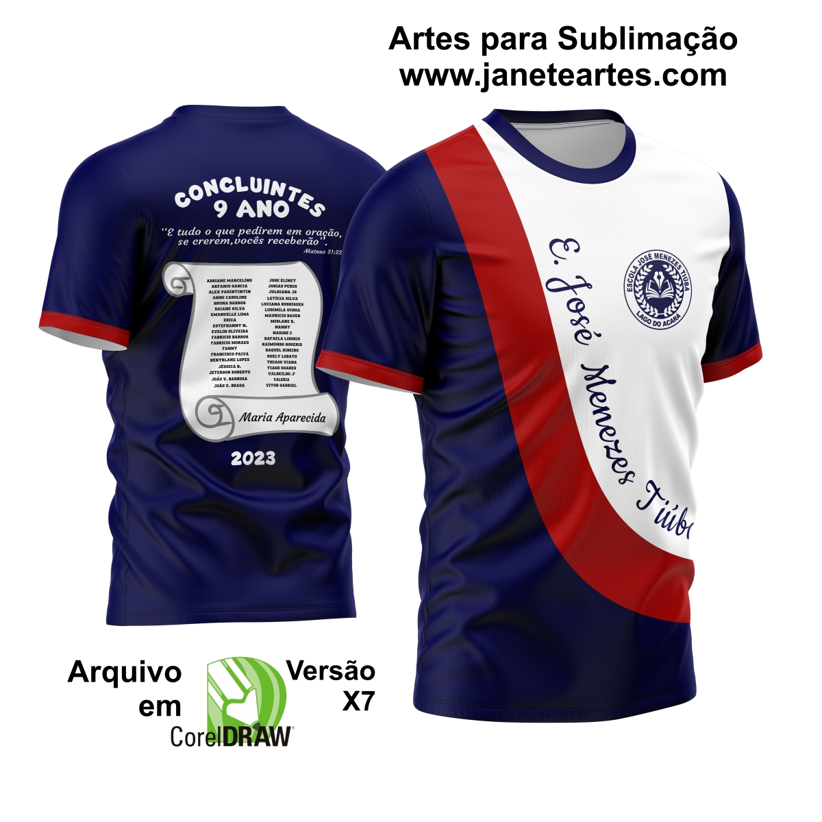 Arte Camisa Formando Nono Ano Pergaminho