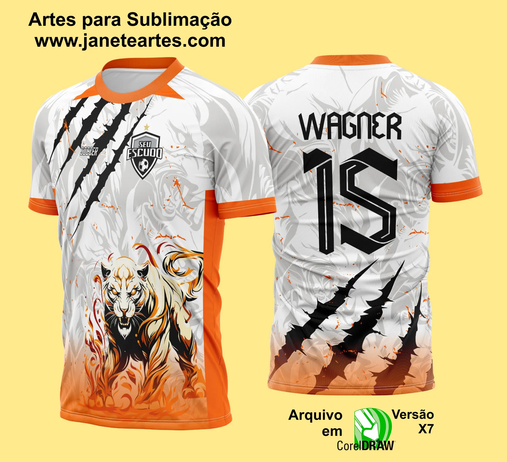 Arte Camisa Interclasse Pantera Grimclaw 2025 - 0078 Arte Camisa Interclasse Pantera Grimclaw 2025 - 0078