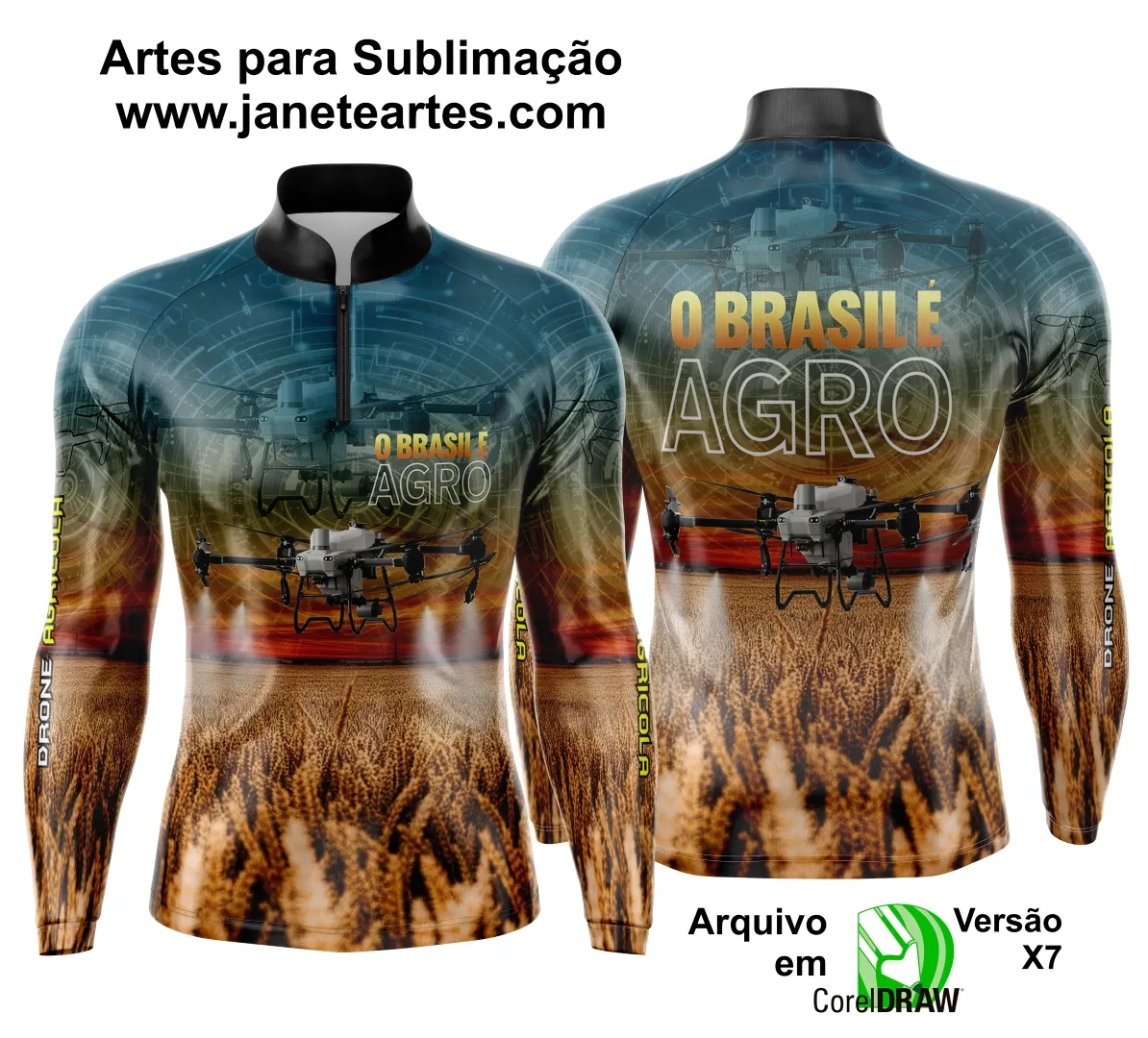 Arte Estampa Camisa Agro 2025 Done - Template Camisa Agro - 0039