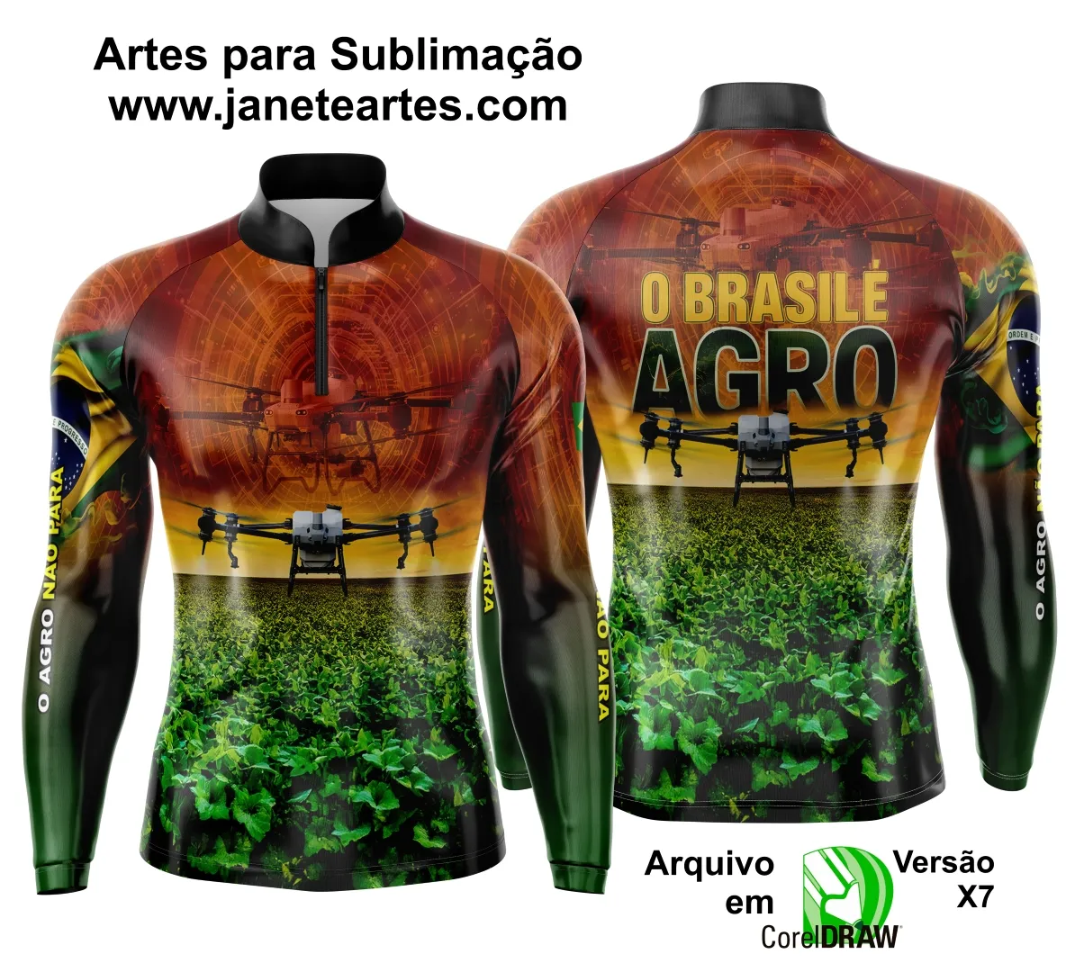 Arte Estampa Camisa Agro 2025 Done - Template Camisa Agro - 0040