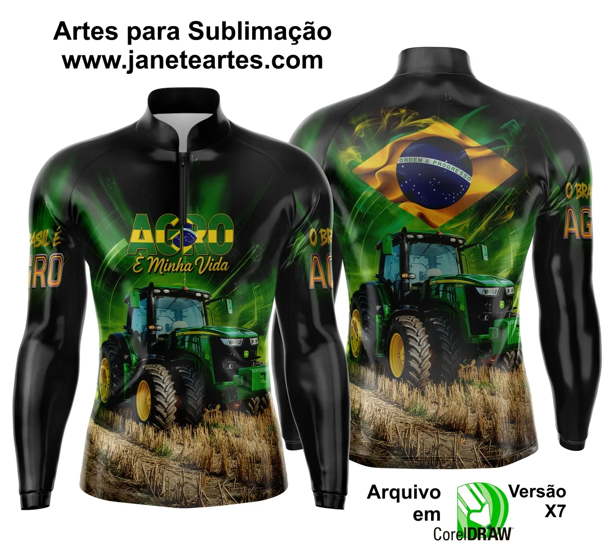 Arte Estampa Camisa Agro 2025 - Template Camisa Agro - 0003