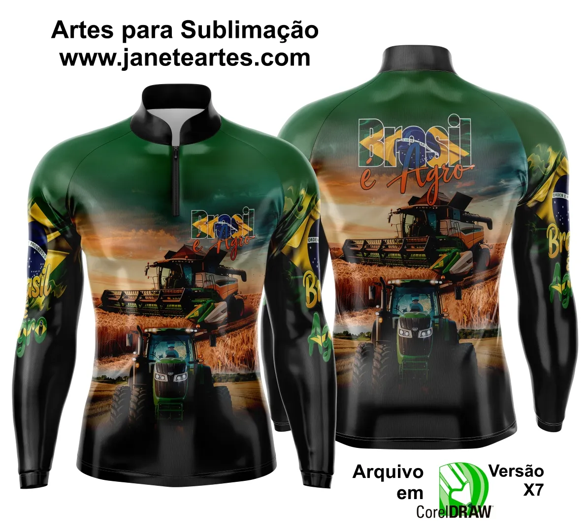 Arte Estampa Camisa Agro 2025 - Template Camisa Agro - 0004