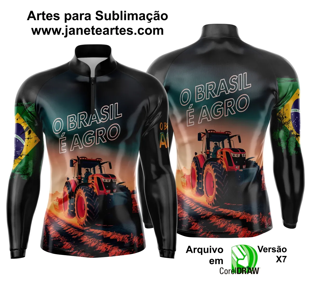 Arte Estampa Camisa Agro 2025 - Template Camisa Agro - 0013