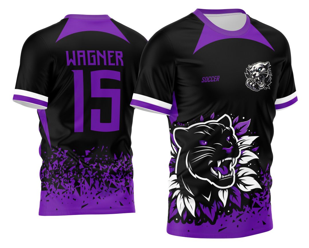 Arte Estampa Camisa Interclasse Pantera Roxa 2024